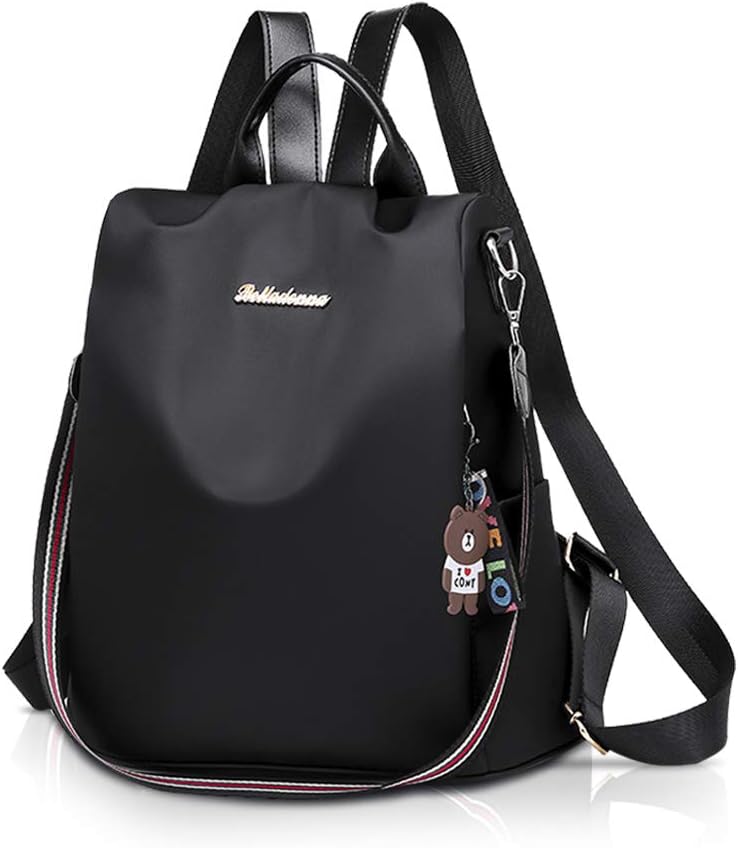 リュック レディース 盗難防止 大人 バックパック 可愛い くま飾り通勤 通学 旅行 アウトドア おしゃれ..