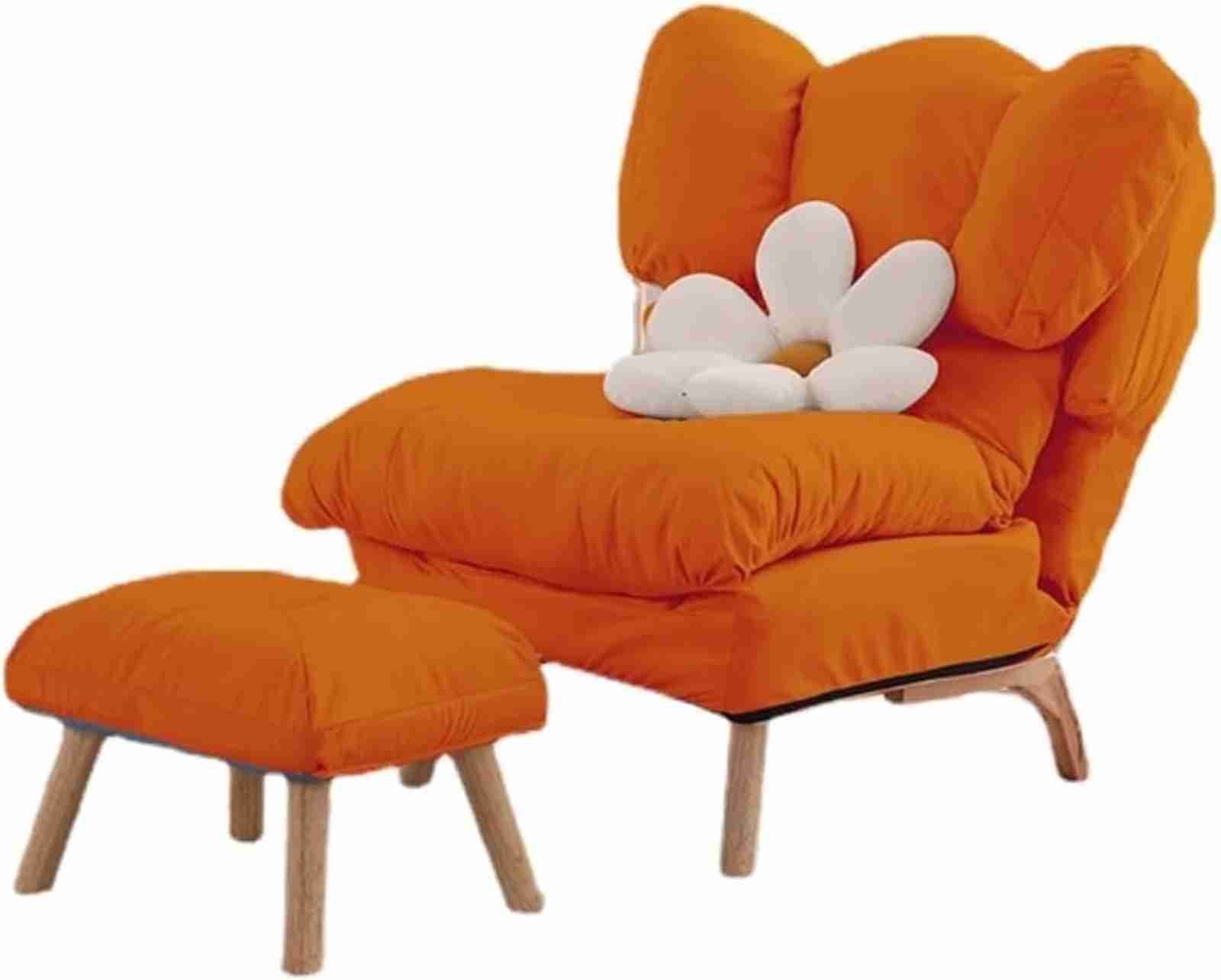 リクライニングチェア リクライニングソファ 一人用 おしゃれ ソファー 一人掛け カウチ 座椅子 コンパクト ハイバック ゆったりフットレスト付 高座椅子 背もたれ5段階 オットマン リラックス (オ