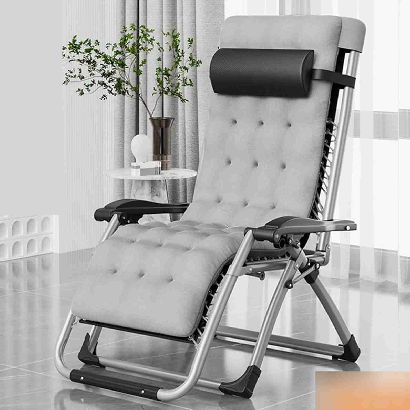 リクライニングチェア 折りたたみ レジャーベッド 無重力チェア リラックスチェア 一人用 一人掛け オットマン一体型 背付き バルコニー 日光浴 屋外用 パティオ 昼休み 昼寝 残業 持ち運び便利 シ