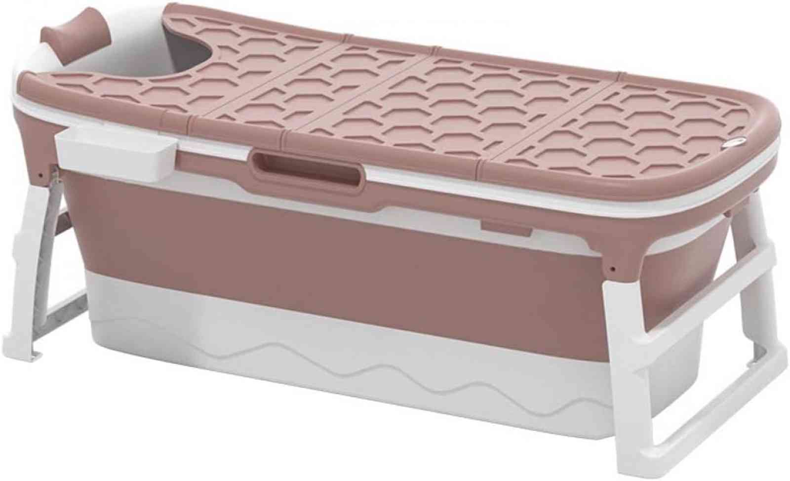 折り畳み浴槽 簡易浴槽 折りたたみバスタブ バスタブ 浴槽 大型 滑り止め 保温蓋つき 持ち運び便利 家..