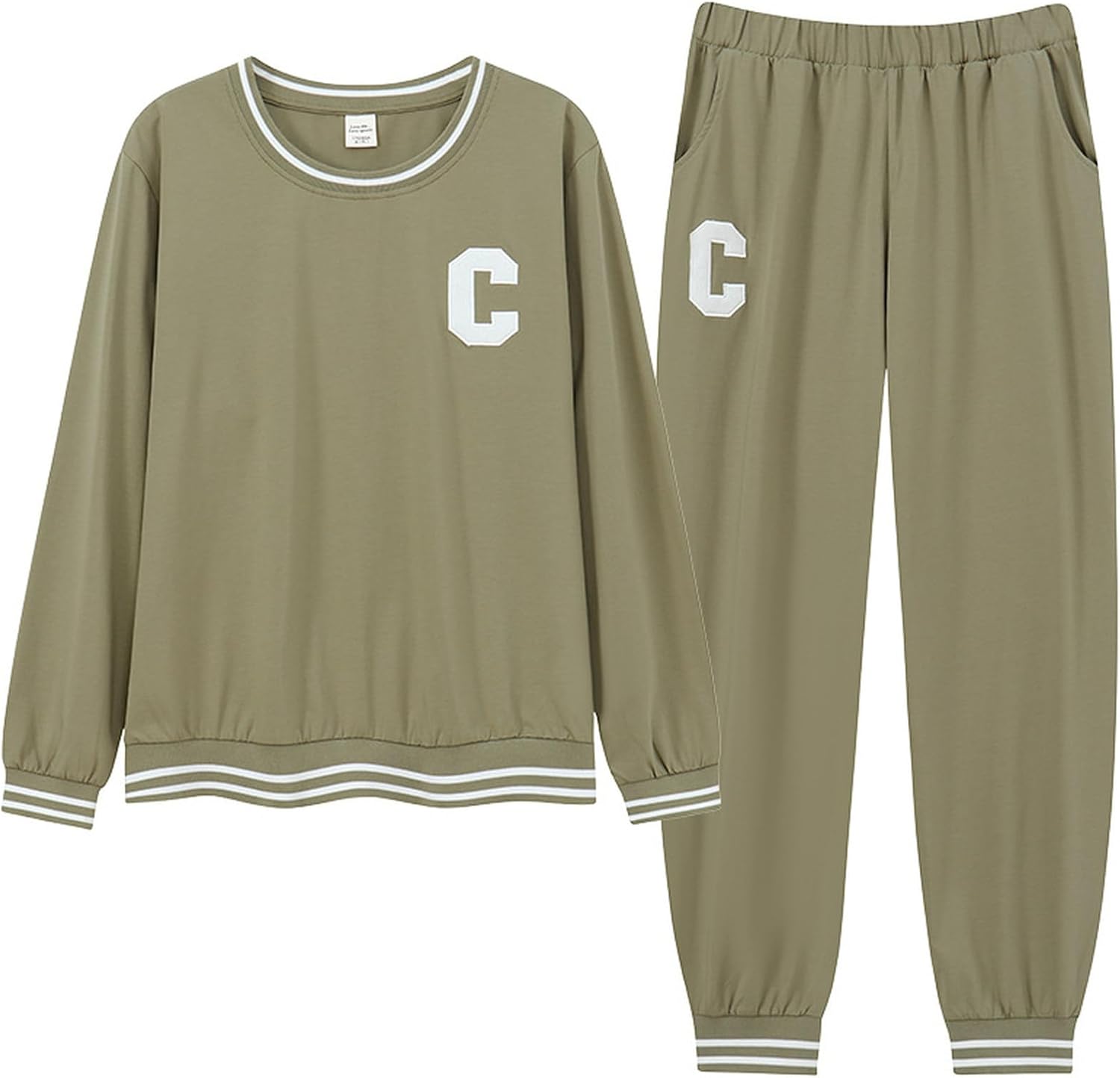 レディース ロングパンツ 吸湿 パジャマセット 綿100 長袖 ナイトウェア 上下セット 2点セット 丸首 tタイププル 春秋 通気 シャツ+パンツ 柔らか 便利服 敏感肌 大きいサイズ ねまき ゆっ