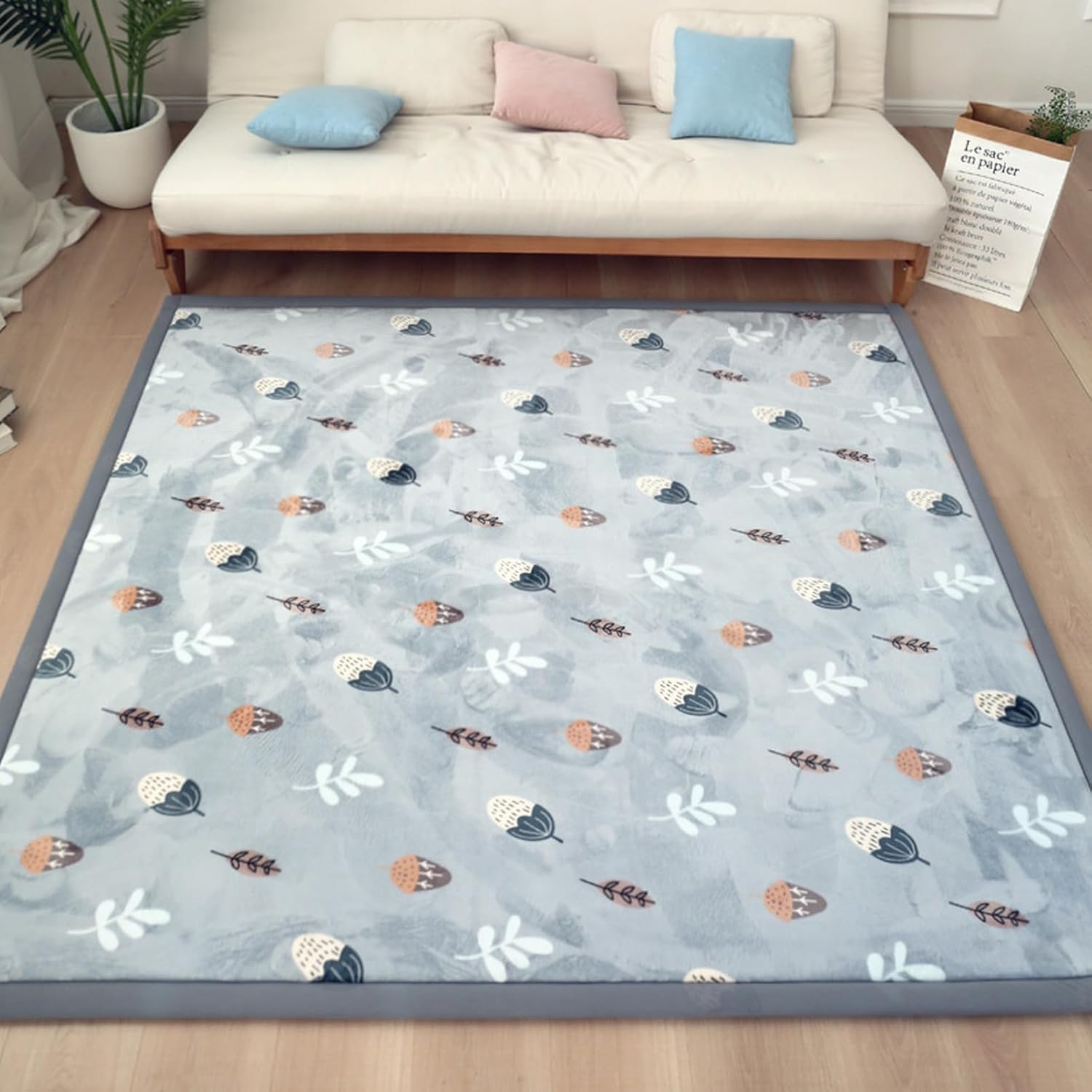 キッズカーペット たたみ 厚2.5cm カーペット プレイマット 子供部屋 敷物 夏用 チェアマット 50×160cm 防音 転倒防止 防湿 床保護 キッズルーム 幼稚園 保育園 女の子 男の子 冷房