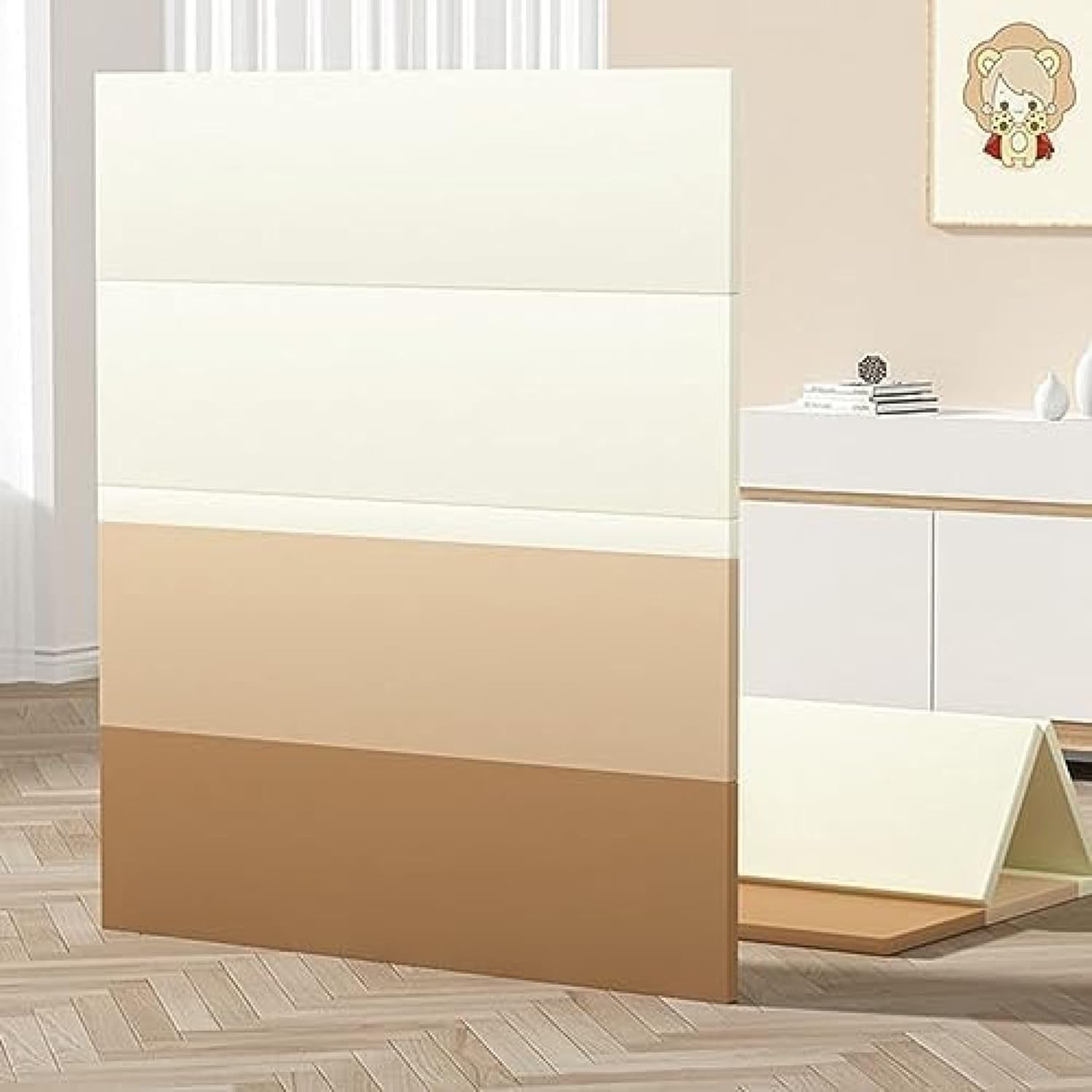 プレイマット 折りたたみマット ベビークロールマット 防水 多機能 純色 シンプル 子供部屋 赤ちゃん 幼児用 子供ゲームパッド 遊びマット XPEエコ素材 両面使用 キッズ 洋室 和室 床暖房対応