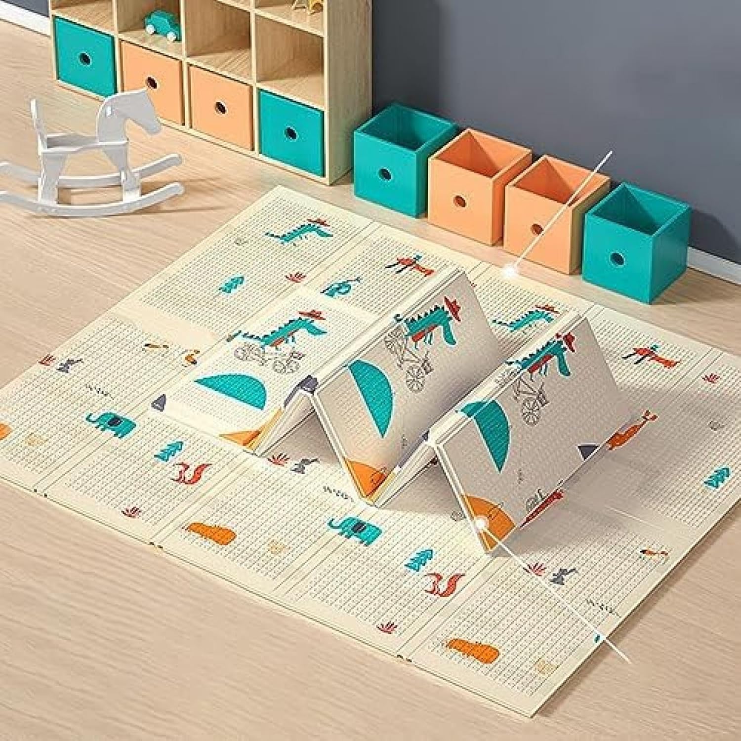 　　　 -------商品詳細------- 赤ちゃんにやさしいXPE素材：安全無毒無味のXPE素材で作られ、赤ちゃんの肌に優しく清潔です。 防水性と騒音軽減：水で簡単に拭き取れる表面で、騒音を軽減しながら赤ちゃんを守ります。 使いやすい折りたたみ式：軽量で折りたたみが簡単で、持ち運びに便利です。女性でも簡単に扱えます。 多目的な用途：リビングやベッドルームでの使用はもちろん、ピクニックやビーチでのマットとしても活躍します。 豊富な色柄：さまざまなカラーバリエーションでお部屋のインテリアにも合わせやすく、使い勝手も抜群です。説明 赤ちゃんに優しいXPE素材を使用：安全で無毒無味の素材で作られ、赤ちゃんの肌にやさしく清潔に保てます。 防水加工で簡単にお手入れ：水で濡れた布ですぐに拭き取れるため、清潔を保ちながらお手入れが簡単です。 お子様と一緒に持ち運びも楽々：軽量化された素材を使用し、折りたたんで持ち運びや収納が簡単です。 幅広い用途で活躍：リビングやベッドルームでゲームマットや寝具マットとして使用する他、ピクニックやビーチでのマットとしても活躍します。 騒音を軽減：走り回っても周囲に響く音が少ないため、お子様の遊びを快適に楽しめます。