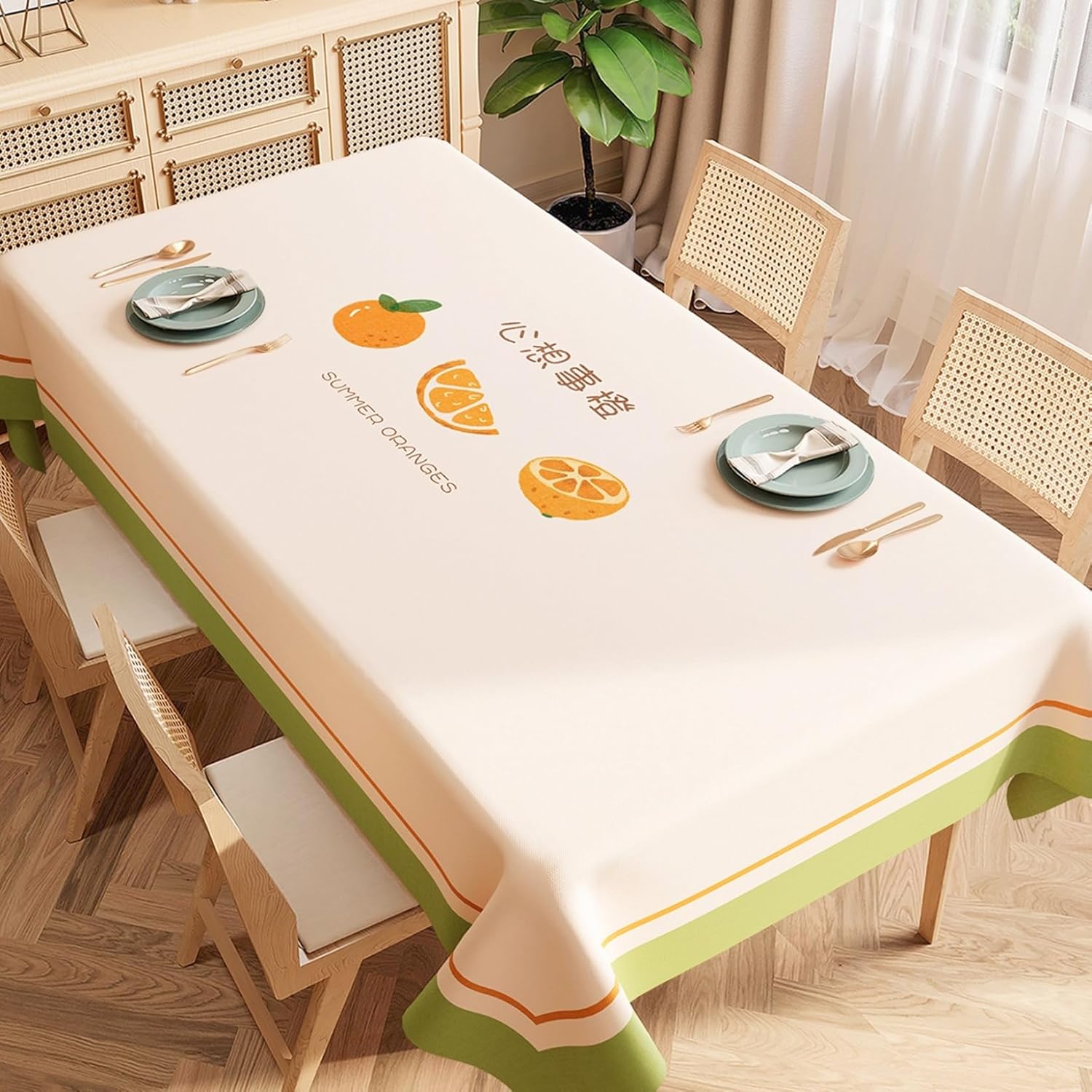 テーブルクロス 食卓クロス テーブル掛け PVC 韓国風 おしゃれ 市松模様 動物柄 ウサギ クマ チェック..