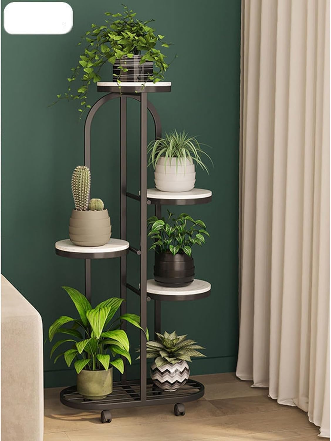 プランタースタンド ガーデンラック フラワースタンド 花台 鉄製 屋外 園芸ラック 鉢植え スタンド 収..