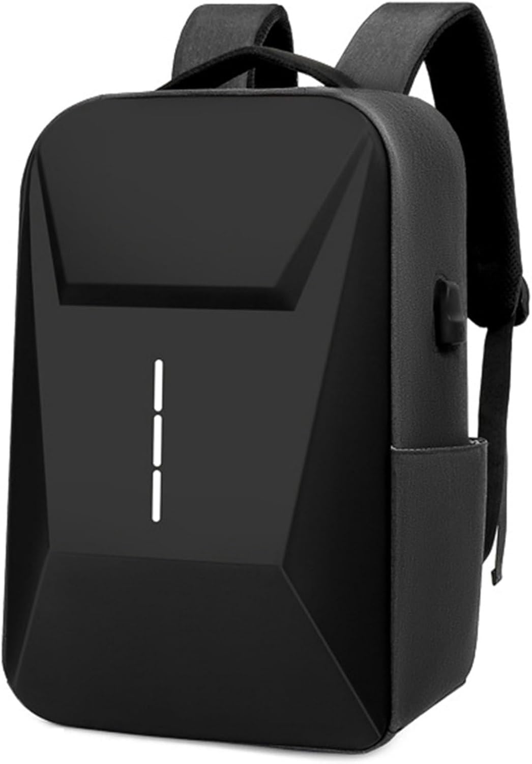 ビジネスリュック メンズ リュック セミハード 防水 リュックサック バックパック 15.6インチノートPCバック 軽量 USBケーブル付き 180°開口 スクエア型 耐摩耗性 多機能 通勤 出張 通
