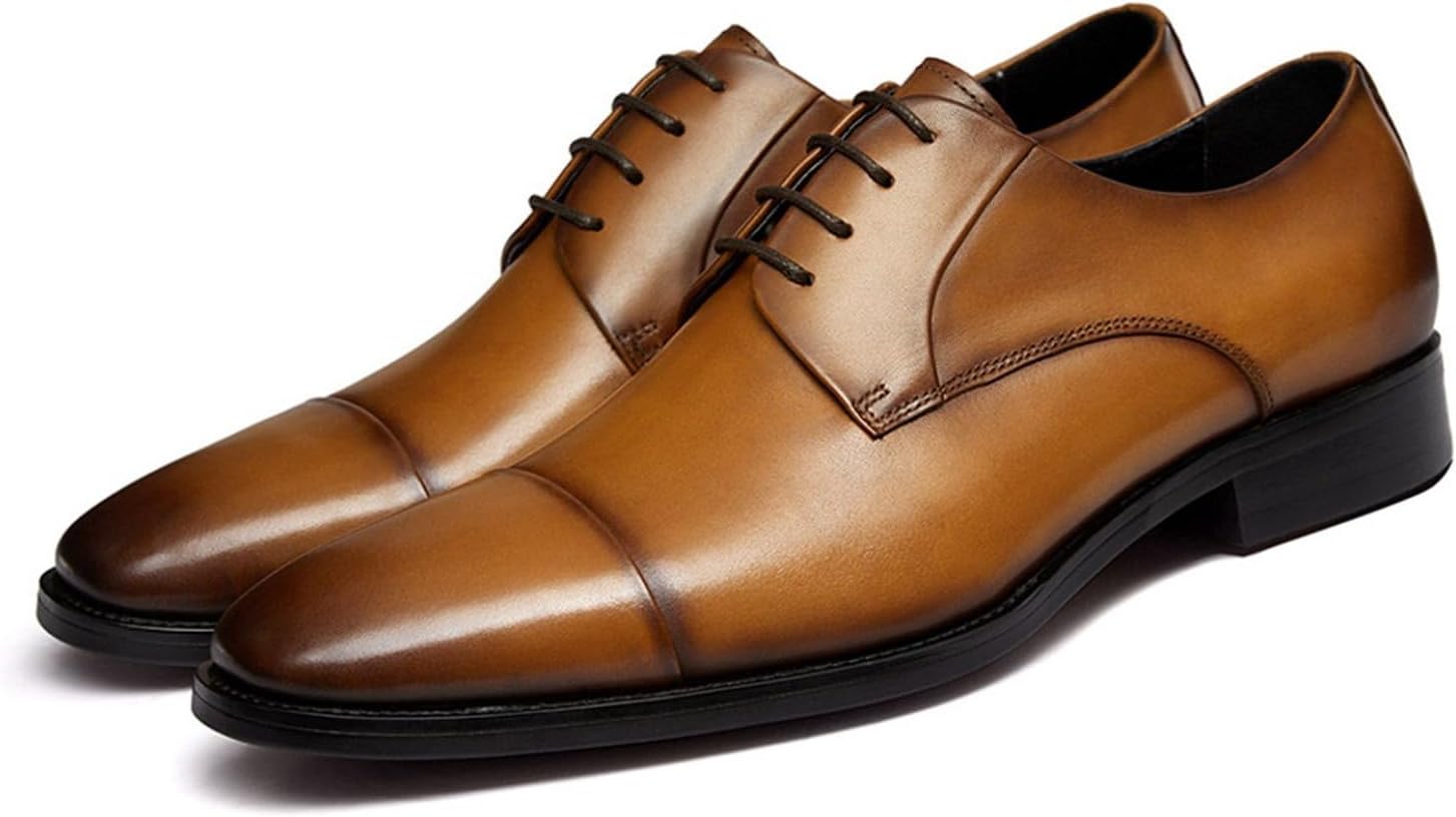 ビジネスシューズ メンズ 大きいサイズ フォーマルシューズ ダービーシューズ 牛革 外羽根 ヴィンテージ ストレートチップ カジュアル 紳士靴 革靴 耐久性 通...