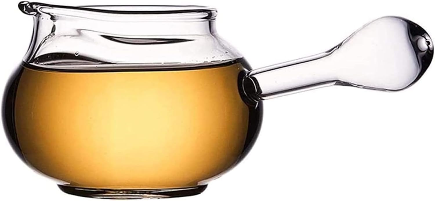 ティーポット 急須 ティーポットティーポットカップティーポットフェアガラスカップサイドハンドル透明..