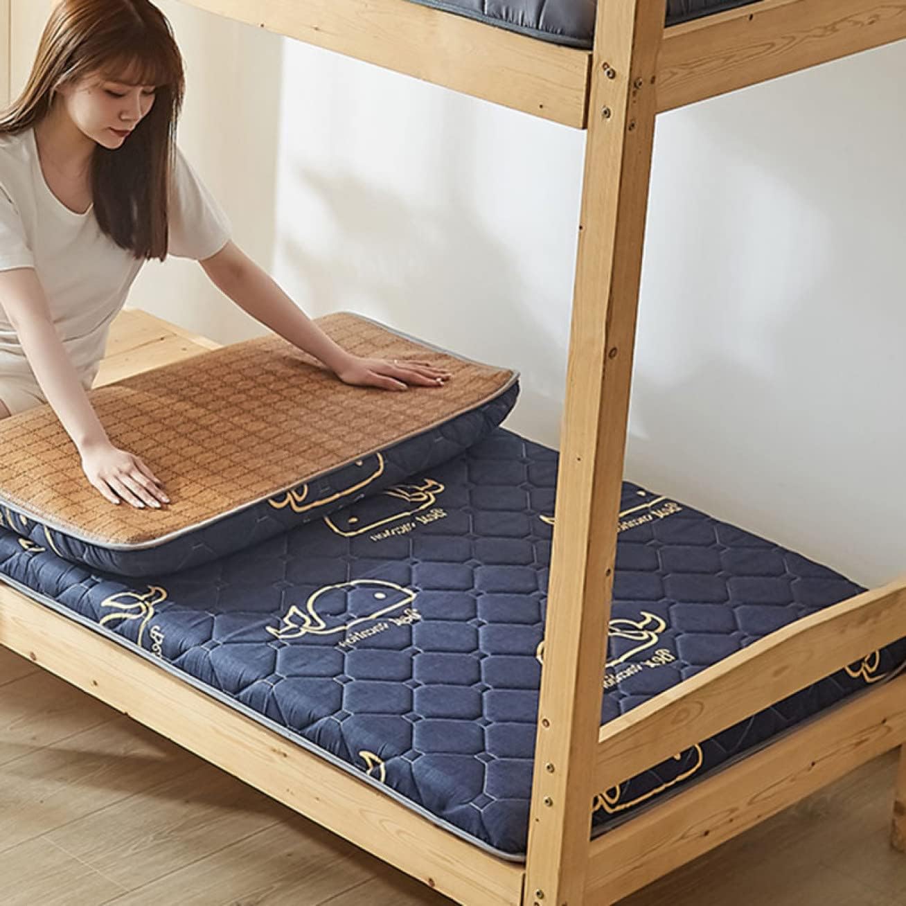 ベッドマット リバーシブル シングルサイズ マットレス パッドシーツ ひんやり 涼感 しきパッド クール..