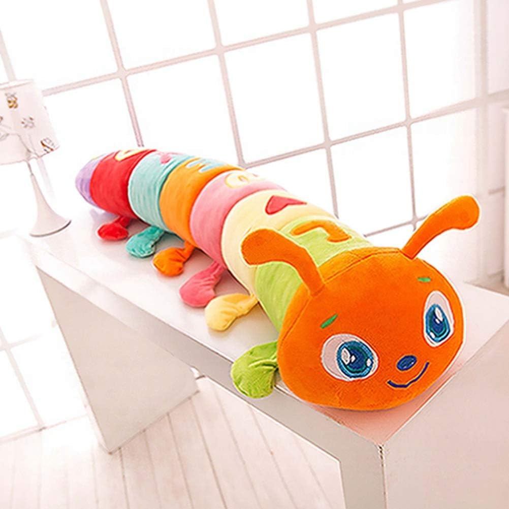 けむしぬいぐるみ 抱き枕 クッション 動物 毛虫 可愛い キャラクター 洗える 気持ちいい おもしろ雑貨 けむし ピロー 添い寝枕 カラー かわいい ロング 昼寝枕 インテリア おしゃれ 誕生日ギフト