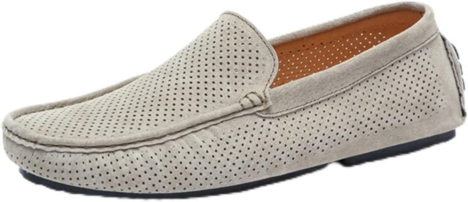 春夏 蒸れない ドライビングシューズ メンズ サンダル 通気 スエード モカシンシューズ グリーン カーキ グレー イエロー スリッポン カジュアル 柔らかい ...