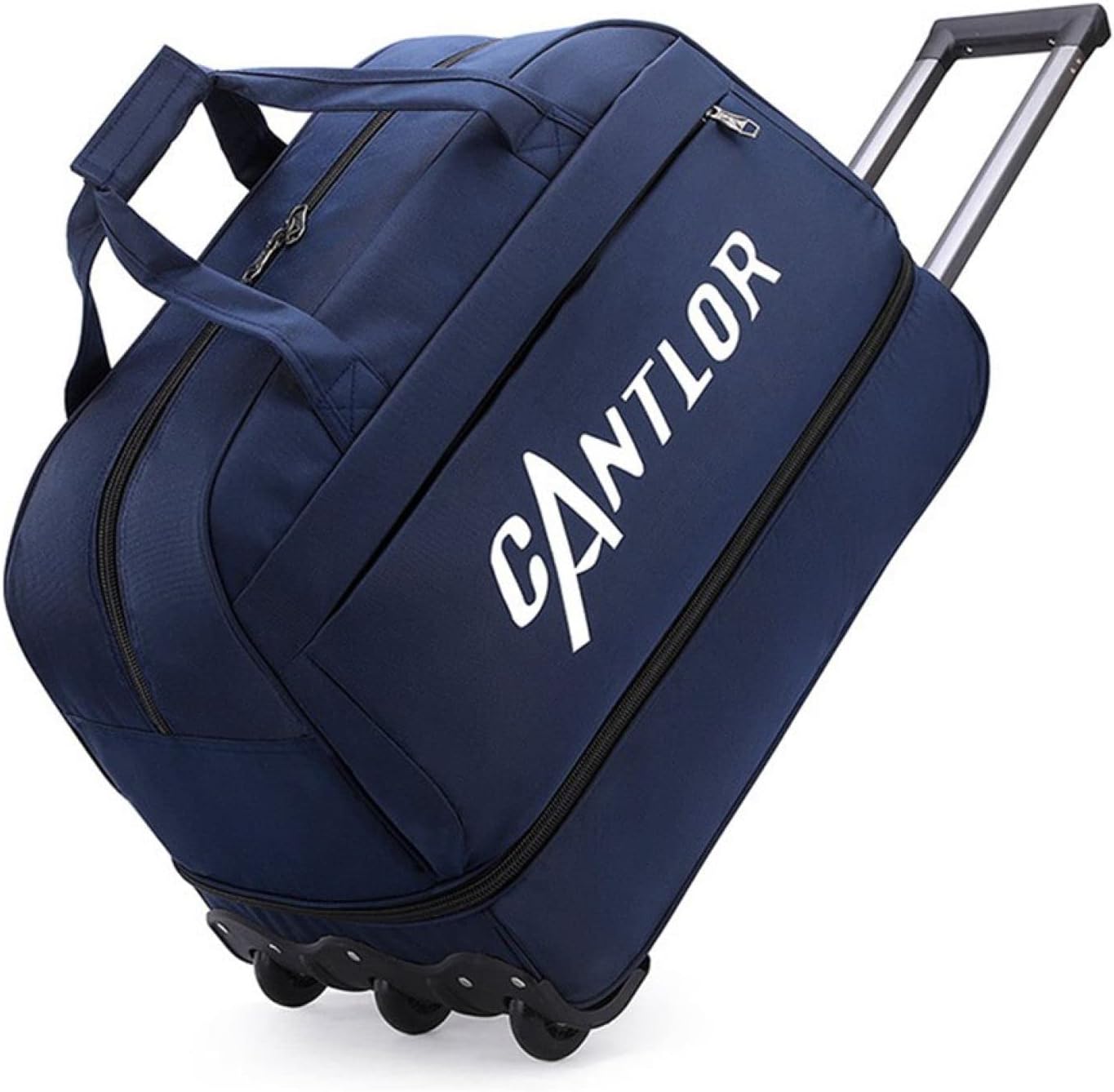 ボストンキャリー 2way キャスターバッグ 55L キャリーバッグ 折りたたみ 大容量 3輪 撥水加工 トロリ..