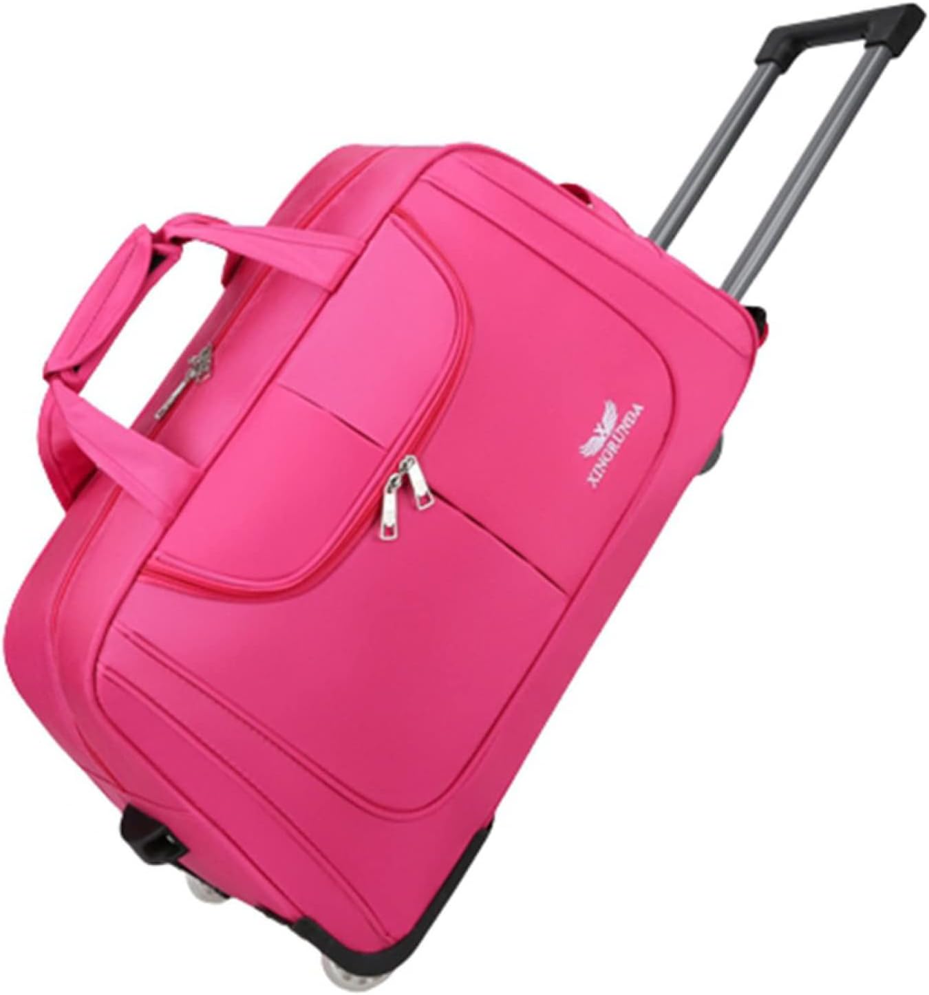 ボストンキャリー 2way キャスターバッグ 35L キャリーバッグ 折りたたみ 大容量 2輪 撥水加工 トロリ..