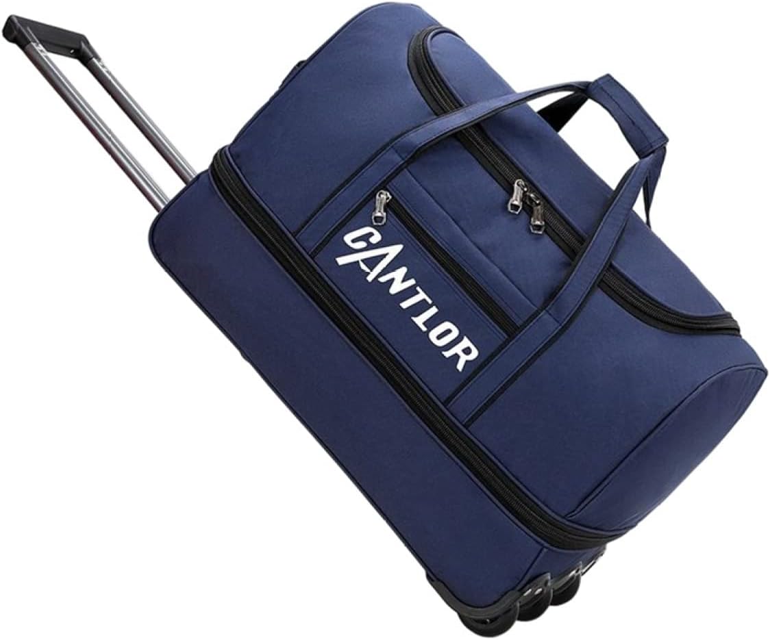 ボストンキャリー 2way キャスターバッグ 60L キャリーバッグ 折りたたみ 大容量 3輪 撥水加工 トロリ..