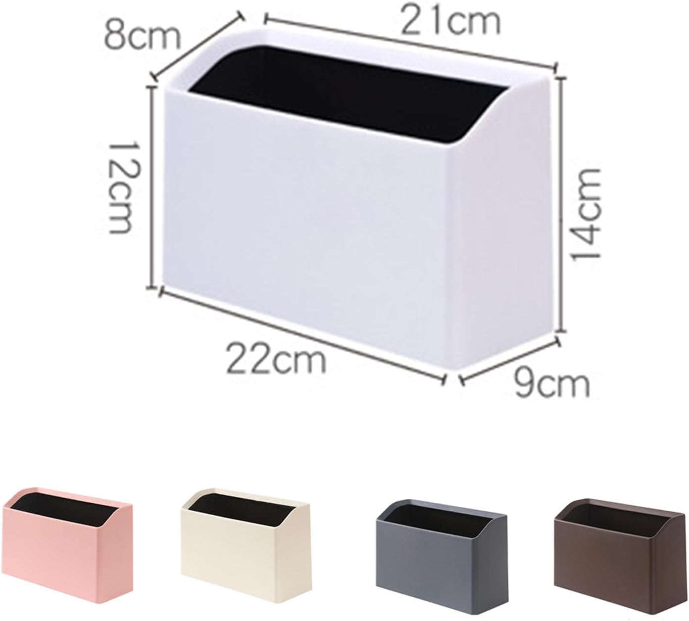 卓上ゴミ箱 小型 おしゃれ ダストボックス 小さい ミニ ゴミ箱 北欧 ゴミ入れ ゴミ袋 隠せる 寝室 オフィス くず入れ インテリア PP (ブラウン) [3]