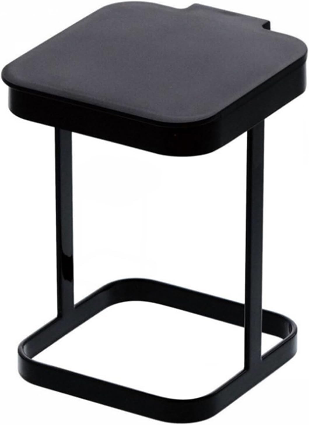 ゴミ袋ホルダー スリム ゴミ箱 くずかご 蓋付き 2L 4L キッチン ゴミ袋が取り出しやすい 鉄 ブラック