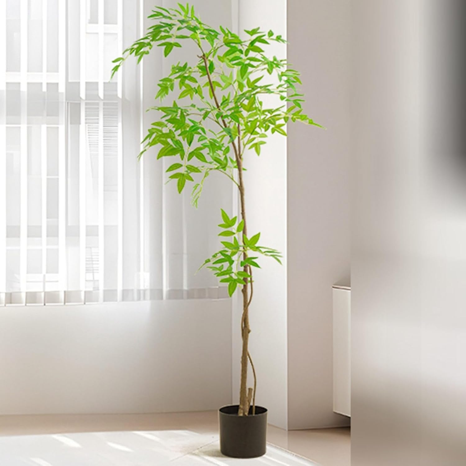 フェイクグリーン ナンテン 人工葉っぱ インテリアグリーン 大型緑葉 リアル アイビーガーランド 人工..