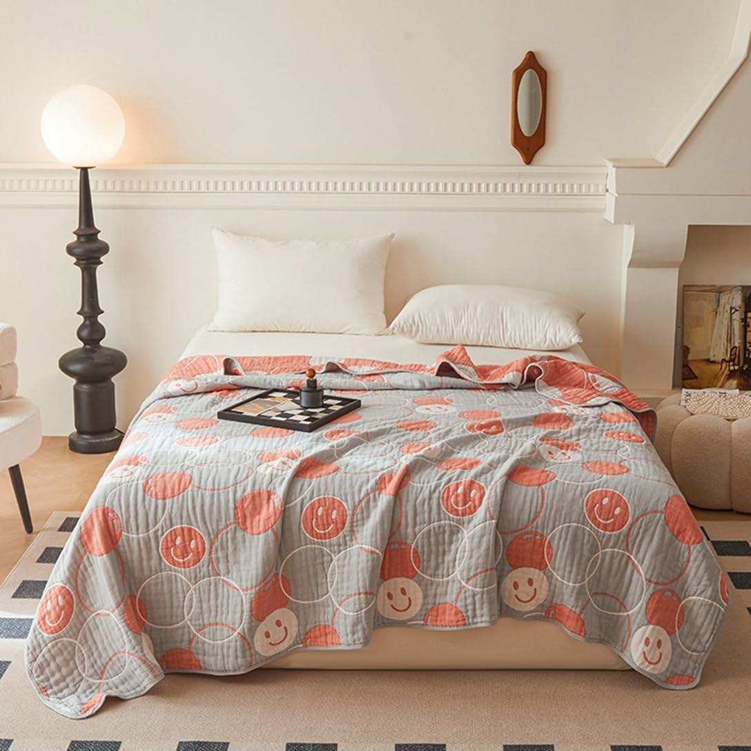 ガーゼケット シングル 6重 タオルケット 綿100% ブランケット 夏用 肌掛け布団 丸洗いOK おしゃれ ダ..