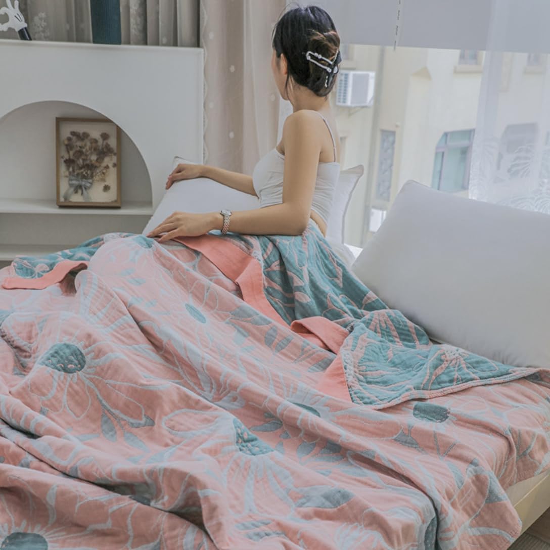 ガーゼケット シングル タオルケット 綿100% ブランケット 夏用 肌掛け布団 洗える ダブル おしゃれ や..