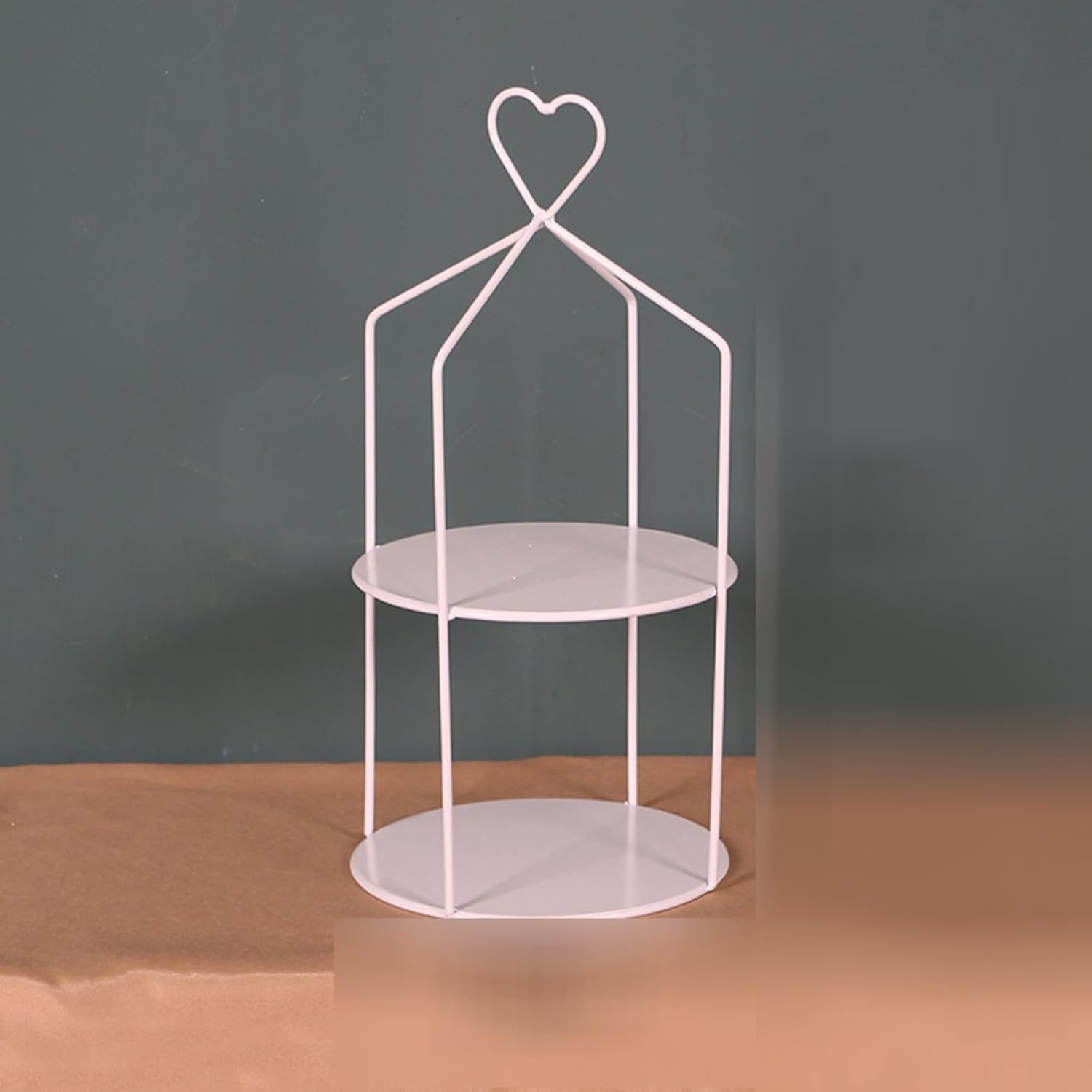 ケーキスタンド 金属製 2層 ケーキプレート コープケーキスタンド デザートスタンド デザート皿 陳列台 デザート スナック ケーキ 果物収納 表示板 パーティー 誕生日 デコレーション 結婚式 ホー