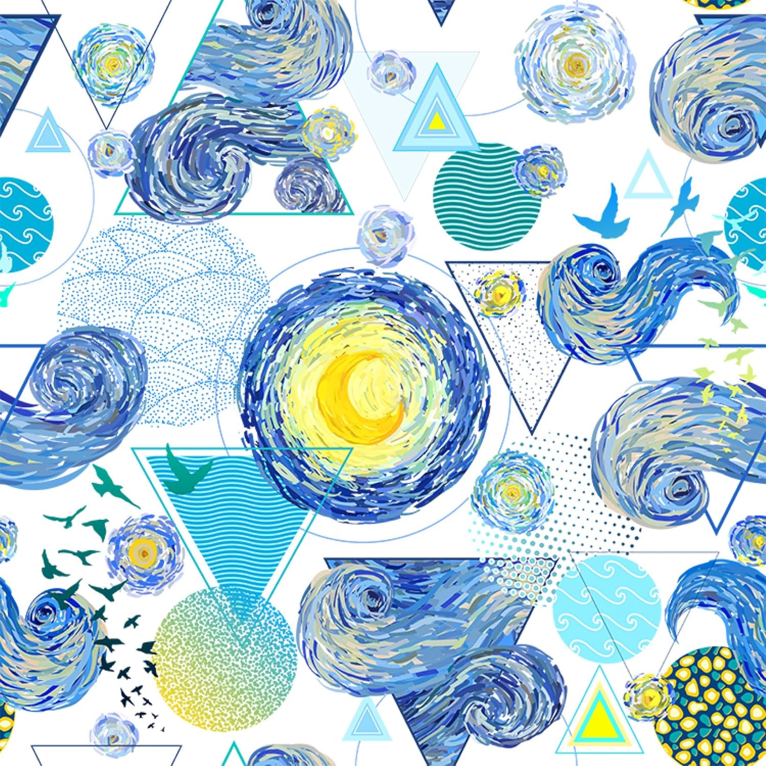 窓用フィルム すりガラス調 ガラス目隠しフィルム 油絵柄 遮光 断熱シート 窓用 ガラスシール プライバ..