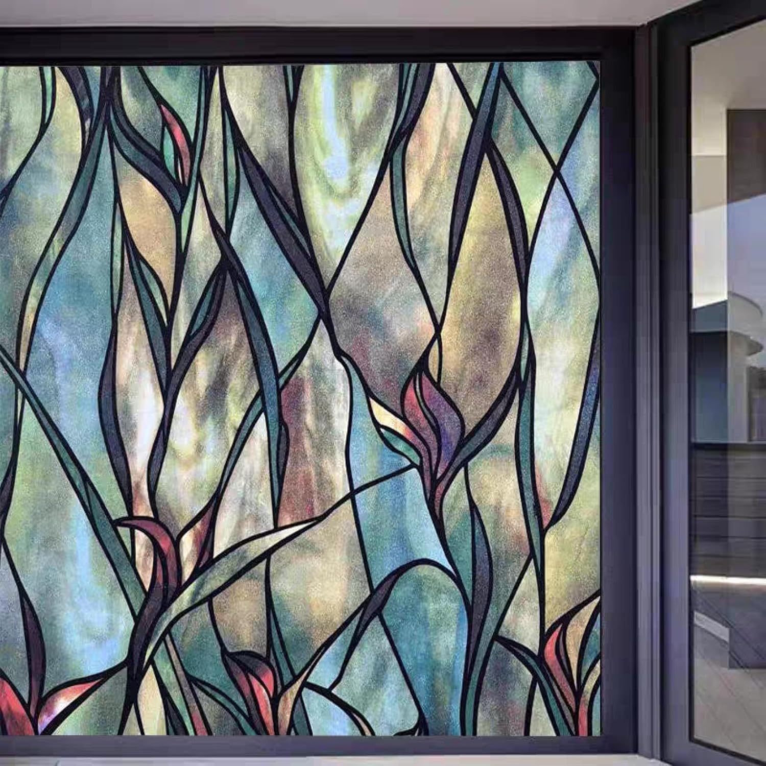 窓用フィルム窓目隠しステンドグラス...