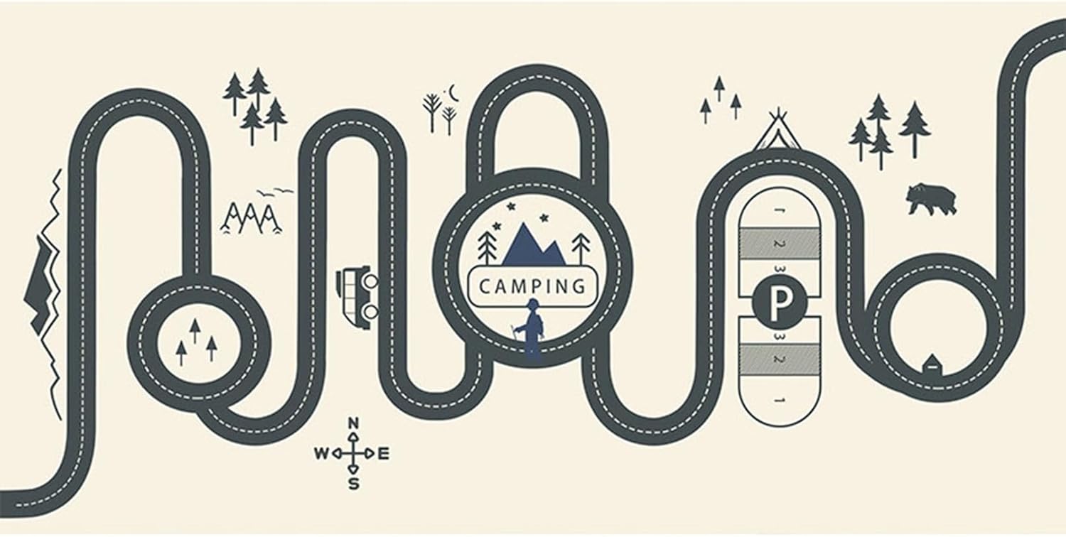 子供ゲームパッド 遊びマット 道路交通 数字柄 プレイマット PU革 PVC 防水 防汚 拭ける 大判 カーペット 防音 抗皺不熱 床暖房対応 ベビーや子供の部屋 早期教育 保育園 幼稚園 床暖房対応