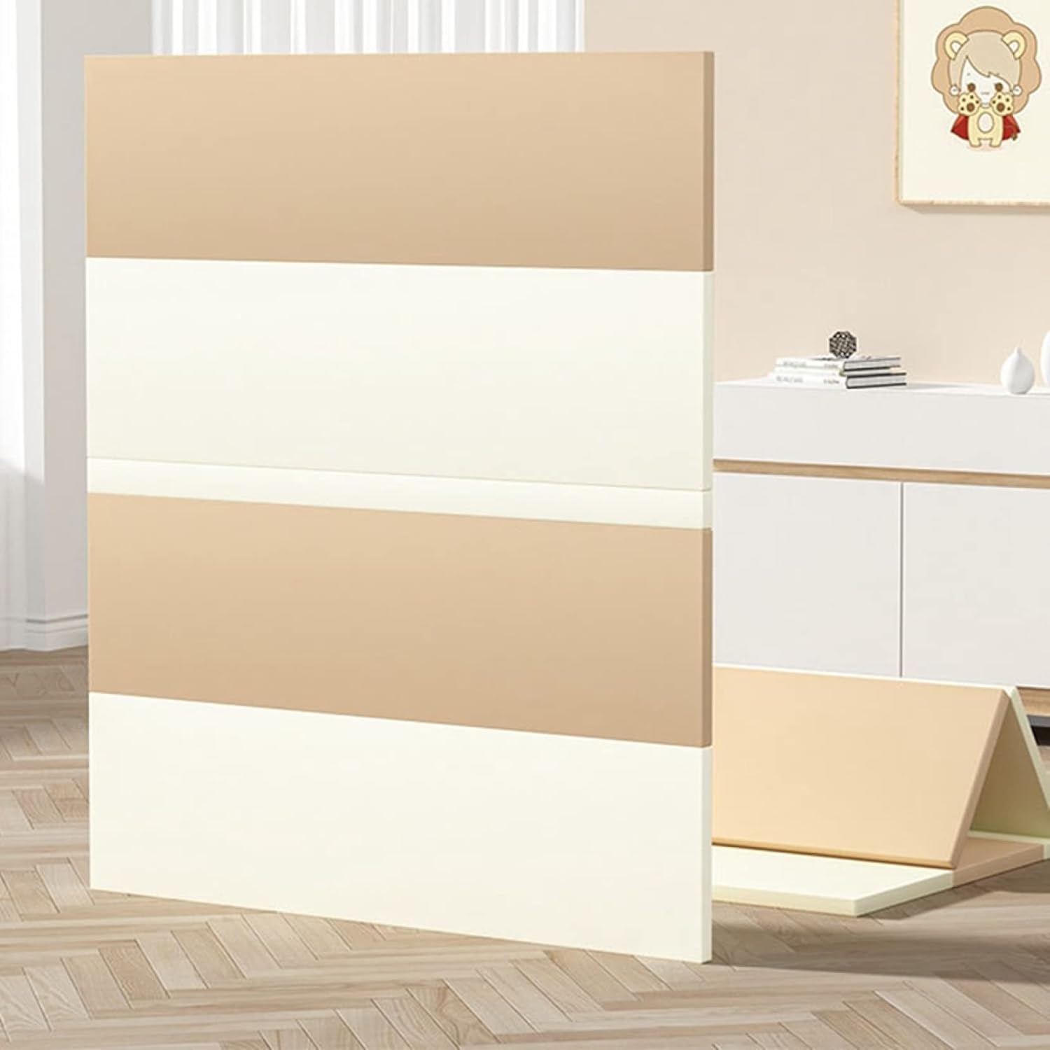 プレイマット 折りたたみマット 非毒性ベビークロールマット 防水 キッズプレイマット 赤ちゃん 幼児用 子供ゲームパッド 遊びマット XPEエコ素材 両面使用 キッズ 和室 洋室 床暖房対応 120*