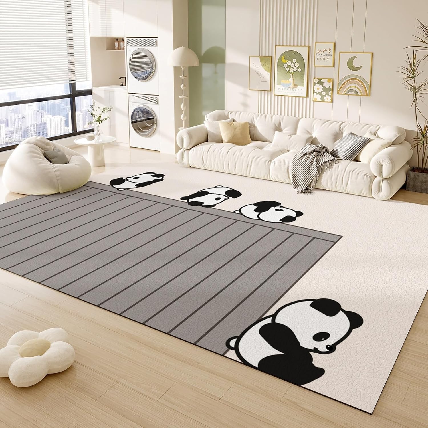 ラグマット ラグ カーペット PVC革 拭ける 撥水 抗菌 床の傷対策 床暖房 安心素材 キッズカーペット プレイマット 可愛い柄 室内 リビング 玄関 廊下 ベッドルーム 子ども部屋 ベビー 幼稚園
