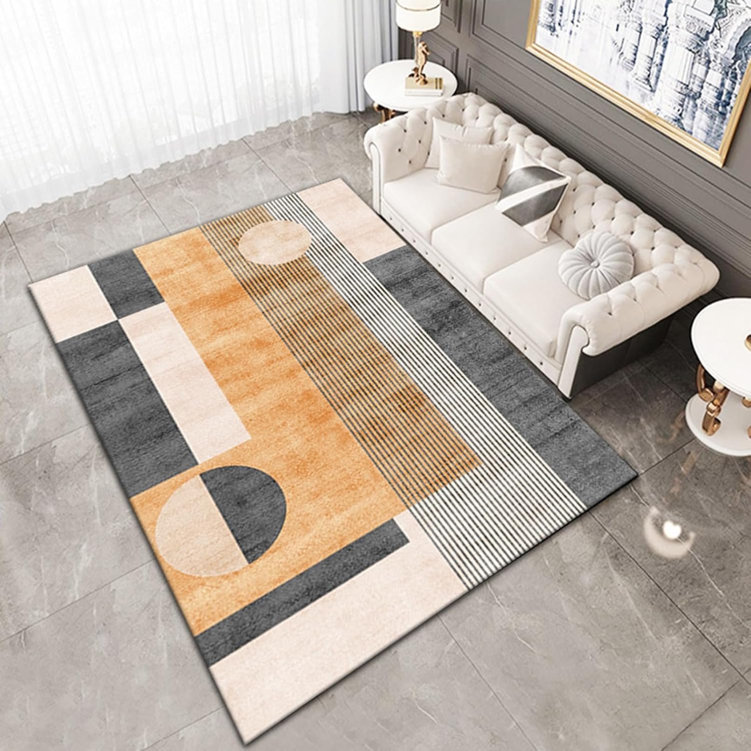 チェアマット ルームカーペット ゲーミングチェアマット デスクカーペット 足元マット オールシーズン ..