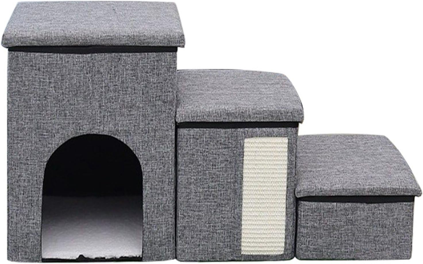 犬 階段 ペットステップ 3段 4段 折り畳み式 組立式 踏み台 犬ステップ 子猫 短足種 ケガ犬 高齢犬 足..