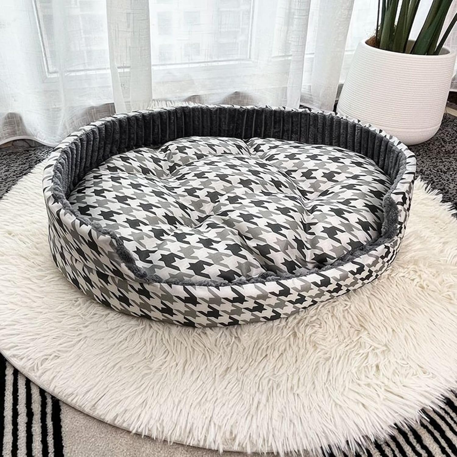 ペットベッド ペットクッション 夏用 ござ 円形 犬用ベッド ペットソファー 猫用ベッド 洗える 取り外..