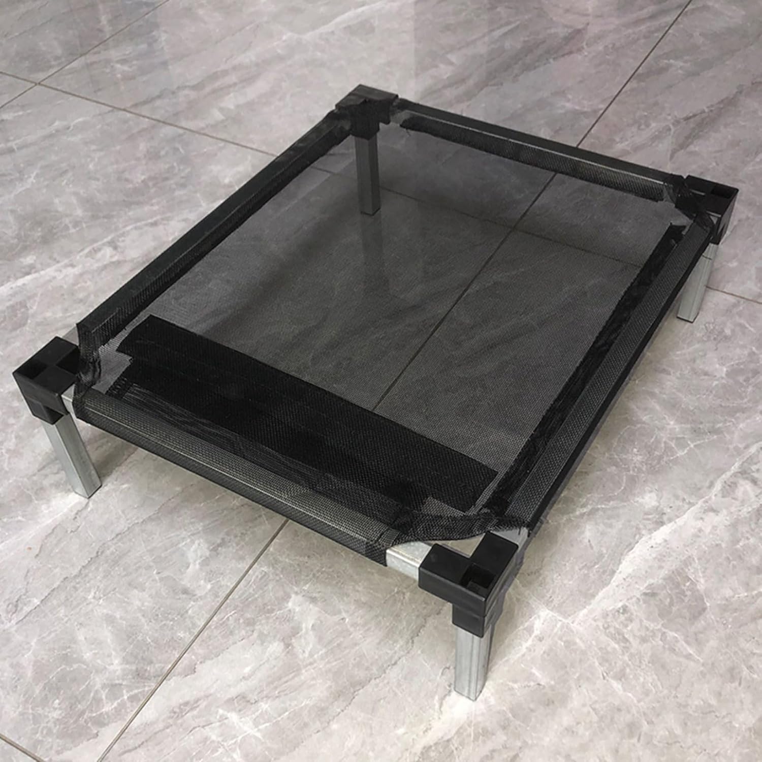 高架式ペットベッド 高架 脚付き ペットベッド 冬用 滑りにくい裏生地 両用 お手入れ簡単 屋内屋外 ぐ..