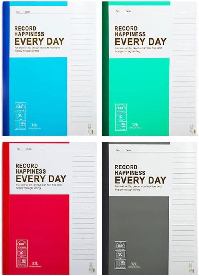 ノート ノートブック A5 罫線入り 横罫 10冊パック 32K*50*10 横罫(8mm) 小さい 読書ノート 会議ノート a5 手帳 a5メモ帳 スケジュー...