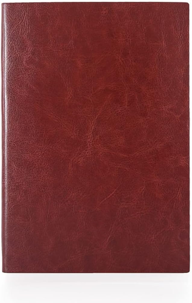 5 手帳 PUレザー 200ページ エレガント 2冊入り 横書き 横罫線入り 100枚 罫線入り 無地表紙 ビジネス手帳 ハードカバーノートブック コーヒー 横...