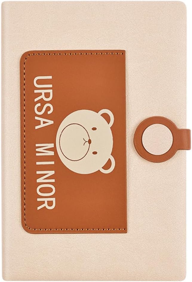 横罫ノート 厚紙 B6 日記 256ページ A5 かわいい しおり紐 ハードケースのノート メモ帳 ノートダイアリー 横書き かわいい コーヒー PUレザー 手...