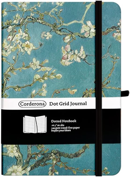 5サイズ 手帳 ビジネス手帳 ドット罫 ゴムバンド PUレザーノート手帳 しおり付き メモ帳 PUレザー ノートカバー 紙 毎日 書く ペンホルダー付き ノート...