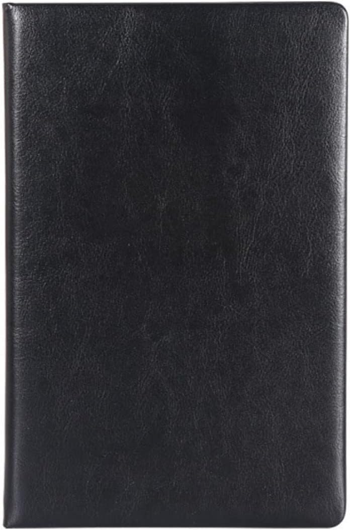 手帳 A5サイズ ブラック 2冊入り シンプル A5*3 横罫線入り 96枚 大人 メモ手帳 ノート手手帳 PUレザー 8mmの罫線幅 罫線入り ビジネス手帳 ...