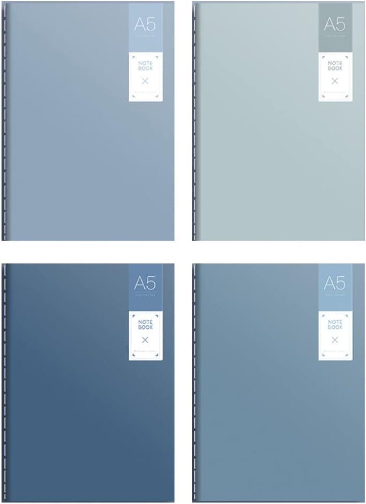 ノート A5 ノートブック 10冊パック 72ページ 罫線入り 36枚 おしゃれ B5*36*10 日記 横罫 学習帳 雑記帳 8mmの罫線幅 手帳 色違い1 ...