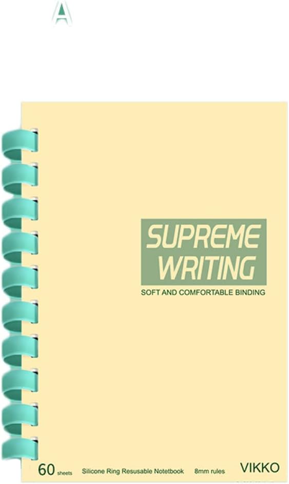 ノート システム手帳 横罫線入り 横罫 4冊入り ルーズリーフ手帳 スケジュール帳 ビジネス オフィス用 事務用品 お仕事 罫線入り ソフトカバー 8mmの罫線...