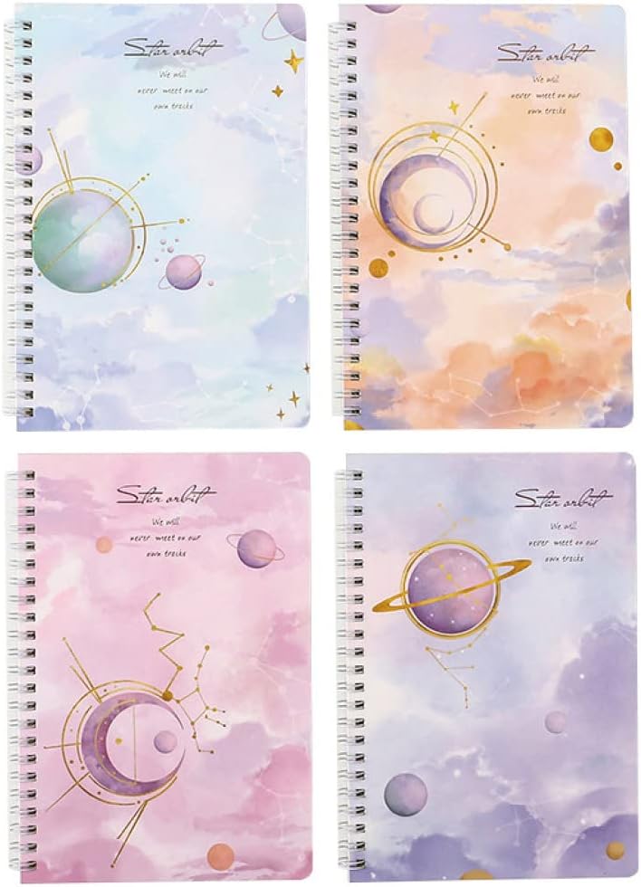 リングノート A5 ノート リングメモ帳 方眼 横罫 リングノートタイプ ルーズリーフ さらさら書ける 横罫線入り 8mmの罫線幅 1冊60枚 横罫 120ペー...