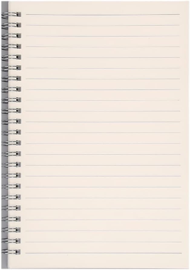 ノート システム手帳 横罫線入り 横罫 4冊パック ルーズリーフ手帳 スケジュール帳 ビジネス オフィス用 A5*6 事務用品 お仕事 罫線入り ソフトカバー ...