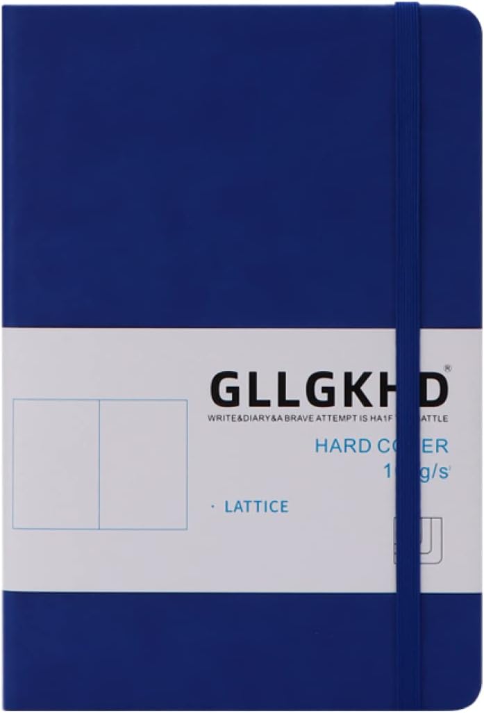 ノート A5 1青 ノートブック 96枚紙 192ページ 罫線入り しおりひも おしゃれ 日記 横罫 学習帳 雑記帳 ゴムバンド 手帳 a5ノート 無地表紙 学...