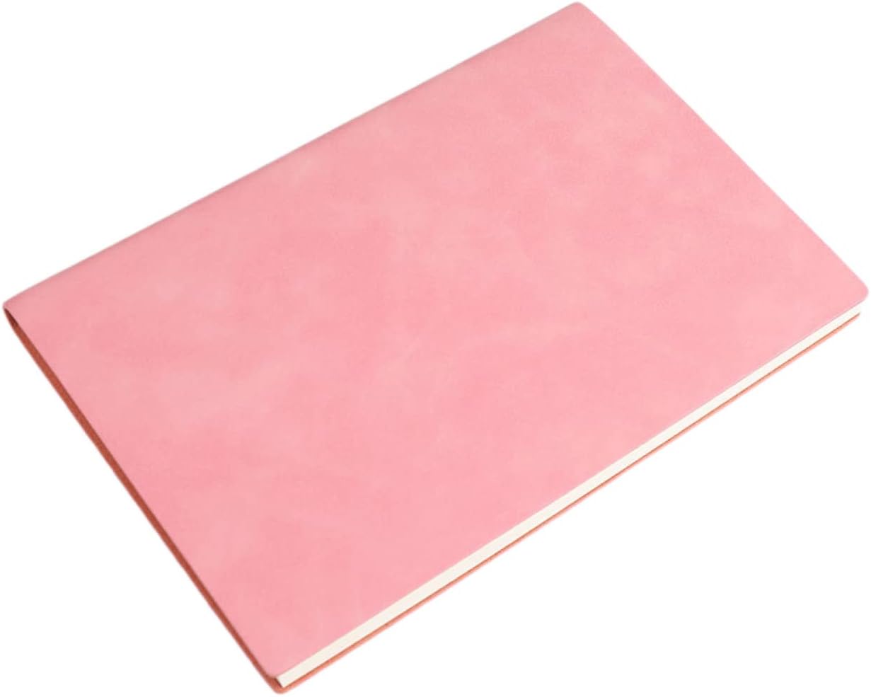 ノートブック A5 横罫 レザー ノート 会議ノート A5*3 議事録ノート 小さい 無地 おしゃれ シンプル メモ ピンク 文房具 紙 A5メモ帳 ステーショ...