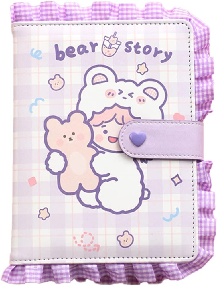 ノート 手帳 記録 日記帳 メモ帳 スケジュール メモ帳 小学生 卒業記念品 文房具 進学 プレゼント 194ページ 97枚 B6日記帳 1パープル おしゃれ ...