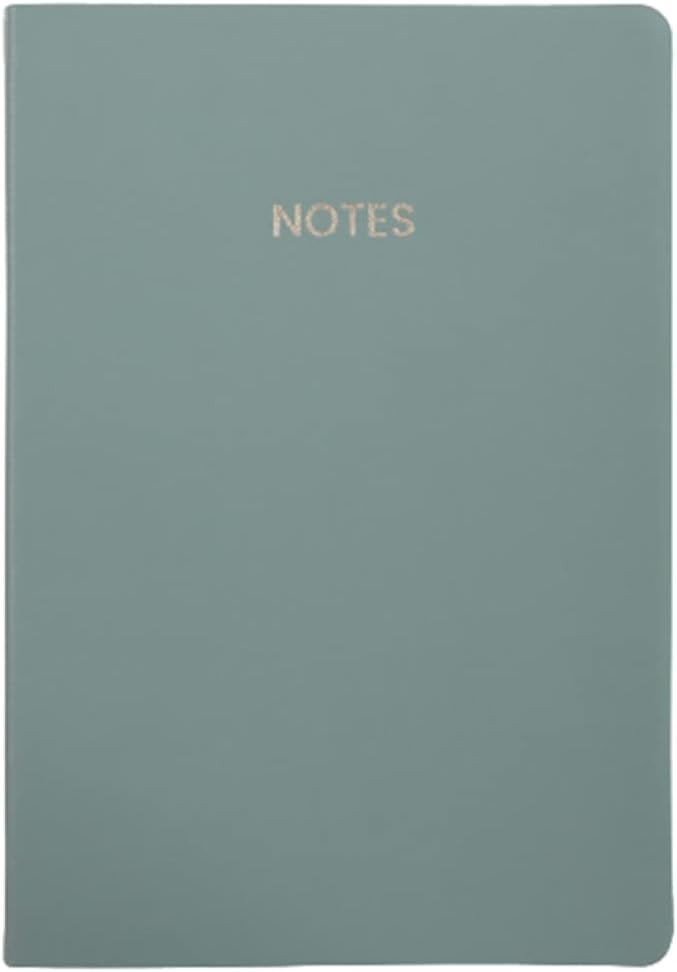 手帳 A5サイズ 無地 かわいい 横罫線入り 80枚 A5*5 大人 メモ手帳 ノート手手帳 PUレザー 160ページ 1グリーン 罫線入り ビジネス手帳 スケ...