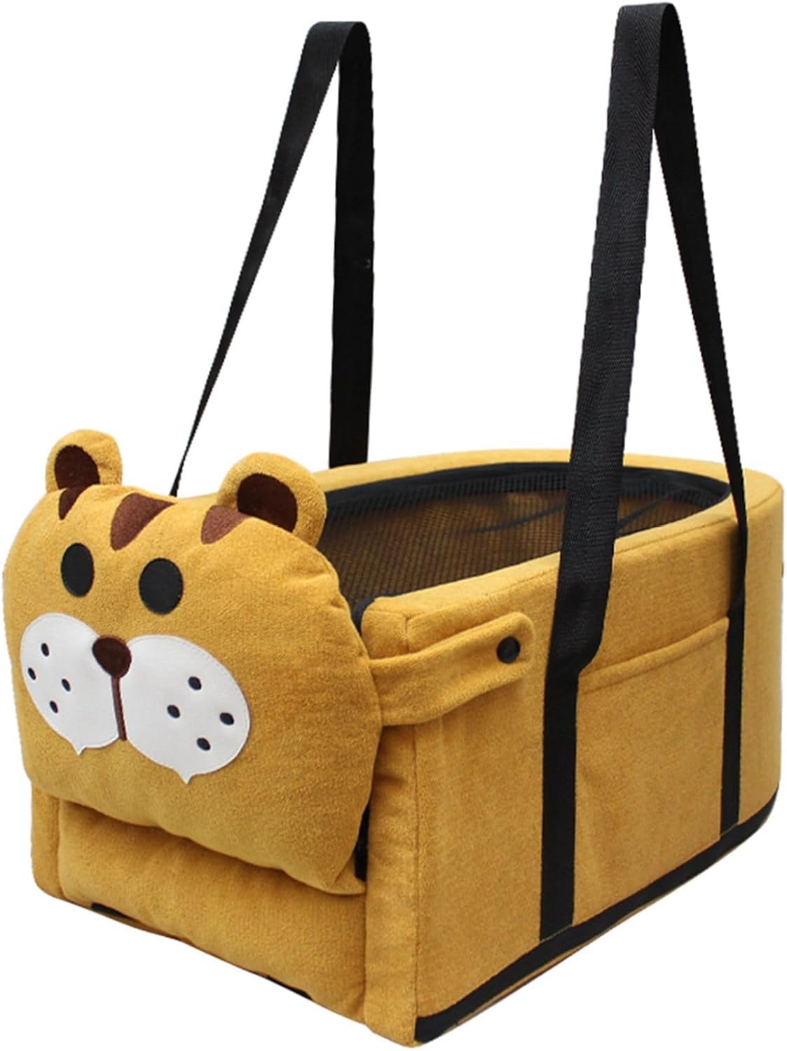 キャリーバッグ ペットドライブボックス 助手席専用 シートベルト付き 中小型犬 猫用 犬猫座布団用 カ..