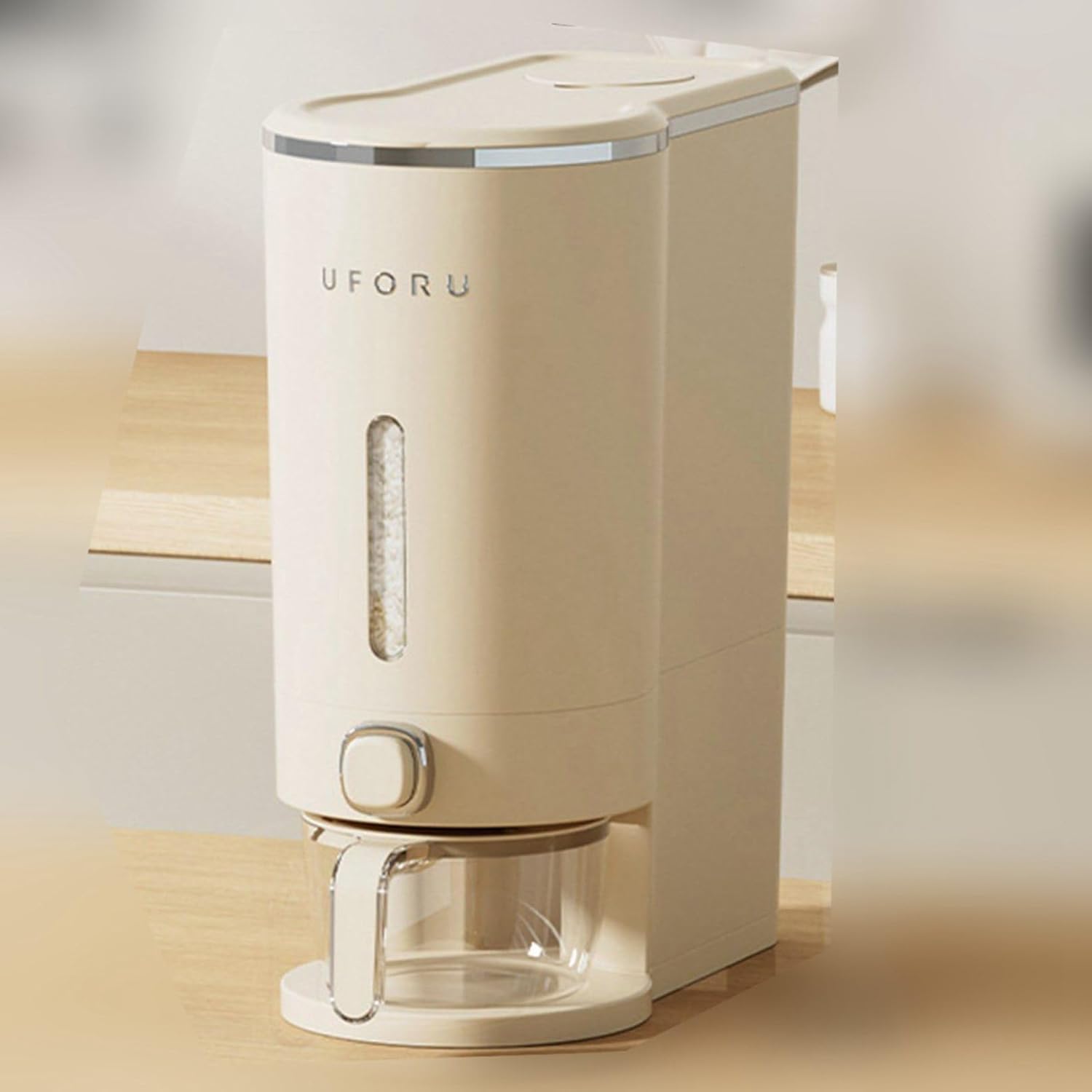 米櫃 ライスストッカー ミント 18*34*41.5cm 10kg 米びつ ライスディスペンサー 省スペース 米容器 隙..