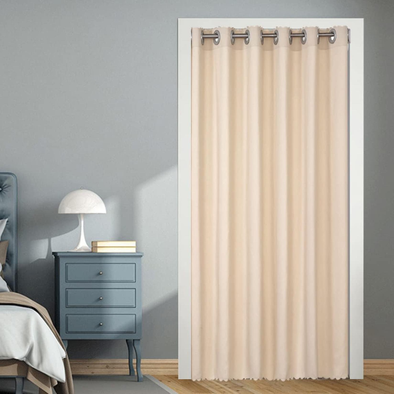 のれん ロング 和風 暖簾 冷暖房 無地 間仕切り 90％遮光 遮光のれん 玄関 プレゼント 北欧 厚手 お部..